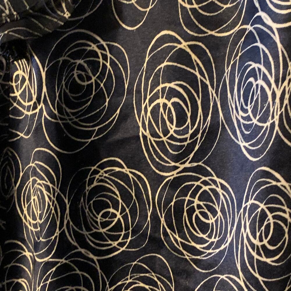 Oscar de la Renta Nightie Pink Label Navy Swirl Print Mini Chemise Medium - Picture 7 of 10
